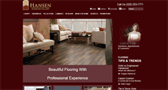 Desktop Screenshot of hansenflooringgallery.com